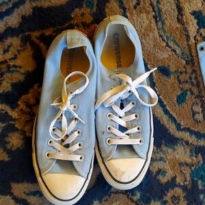 COPY - Baby blue converse women's 9